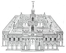 The second Royal Exchange, 1669, 1844. Creator: Unknown