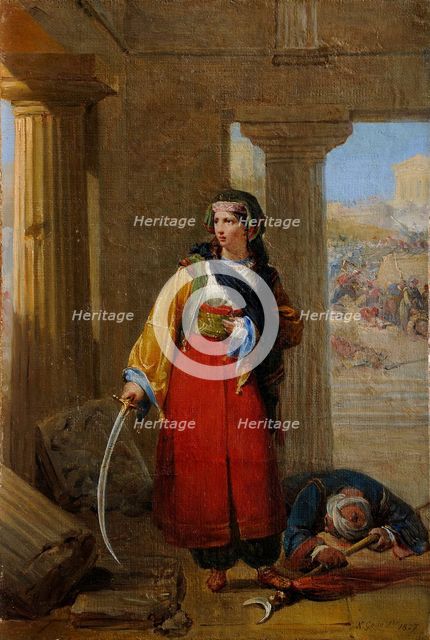 The second siege of the Acropolis, 1827. Creator: Gosse, Nicolas-Louis-François (1787-1878).