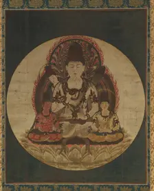 The Secret Five Bodhisattvas (Gohimitsu Bosatsu), 1200s. Creator: Unknown