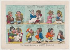 The Secret History of Crim Con, Fig 1, August 18, 1808., August 18, 1808. Creator: Thomas Rowlandson