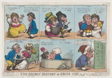 The Secret History of Crim Con, Fig. 2, August 18, 1812., August 18, 1812. Creator: Thomas Rowlandson