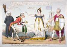 The secret insult! or bribery & corruption rejected!!! 1820. Artist: Isaac Robert Cruikshank