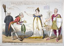 The secret insult! or bribery & corruption rejected!!! 1820. Artist: Isaac Robert Cruikshank