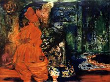 The Sectet of the Harem set design for a ballet, c1913. Artist: Leon Bakst