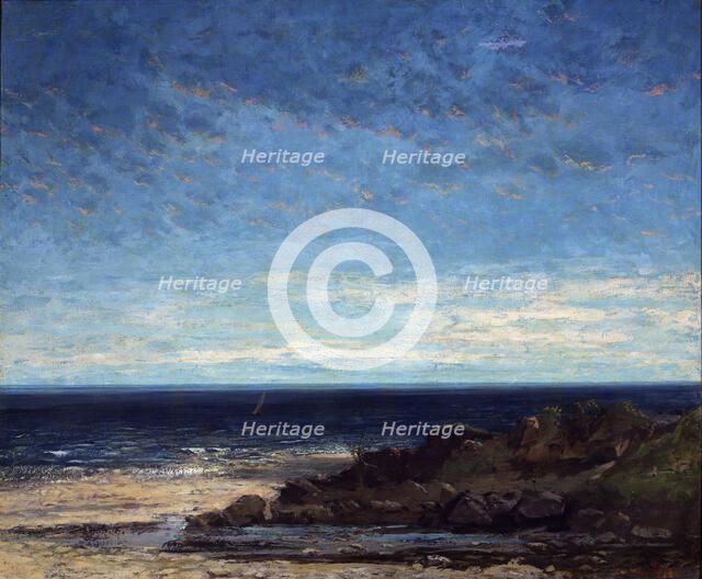 The Sea, 1867. Artist: Courbet, Gustave (1819-1877)