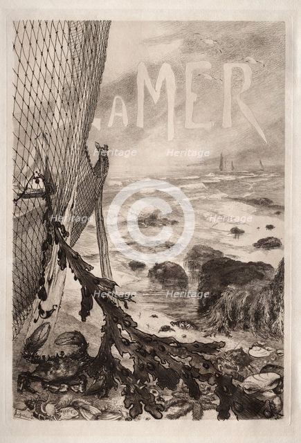 The Sea, 1905. Creator: Félix Bracquemond (French, 1833-1914); Art et Décoration.