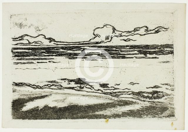 The Sea at Bognor, 1895. Creator: Theodore Roussel.
