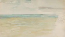 The Sea at Dieppe, ca. 1852-54. Creator: Eugene Delacroix