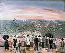 The Sea at Sainte-Adresse 1924. Artist: Raoul Dufy