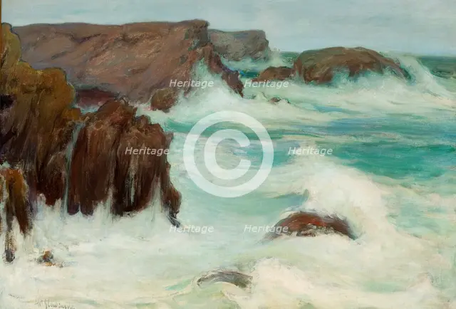 The Sea in Brittany, 1904. Creator: Wladyslaw Slewinski.