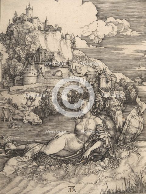 The Sea Monster (Das Meerwunder), ca. 1498., ca. 1498. Creator: Albrecht Durer.
