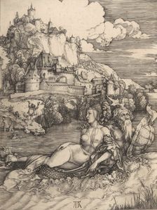 The Sea Monster (Das Meerwunder), ca. 1498., ca. 1498. Creator: Albrecht Durer