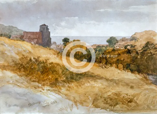 'The Sea near Hastings', 1853. Artist: Sir John Gilbert