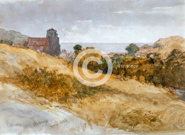'The Sea near Hastings', 1853. Artist: Sir John Gilbert