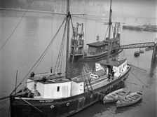 The Sea Scout Lambeth Pier, London, c1945-1965. Artist: SW Rawlings