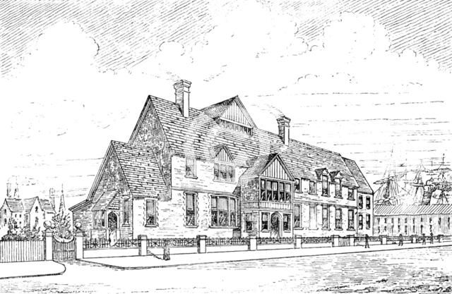 The Seamen’s Hospital, Victoria and Albert Docks..., 1890. Creator: Unknown.