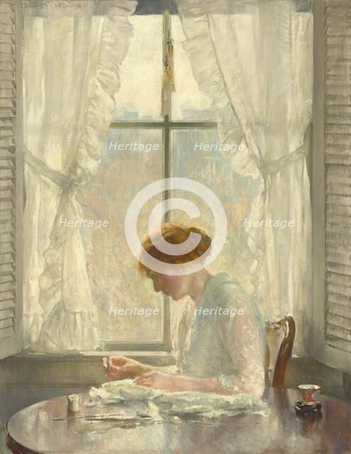 The Seamstress, 1916. Creator: Joseph Rodefer DeCamp.