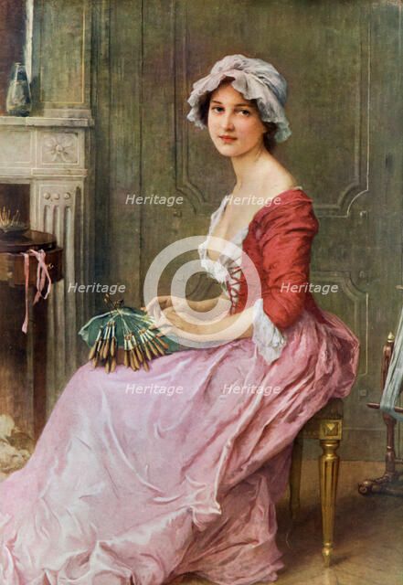 'The Seamstress', late 19th or early 20th century.Artist: Charles Amable Lenoir