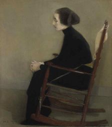 The Seamstress (The Working Woman), 1905. Creator: Helene Schjerfbeck