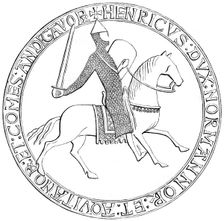 The seal of King Henry II of England, 12th century