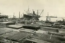 The Seaport of Vera Cruz 1919. Creator: Unknown