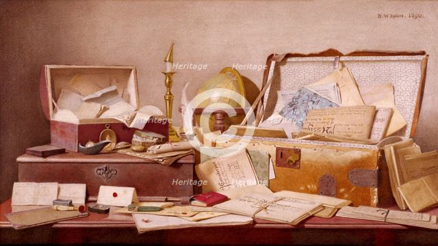 'The Search for the Will', 1890. Artist: Benjamin Walter Spiers