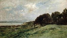 The Seashore near Villerville 1875. Artist: Charles François Daubigny