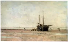 The Seashore end of the 1860s early 1870s. Artist: Charles François Daubigny