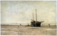 The Seashore end of the 1860s early 1870s. Artist: Charles François Daubigny