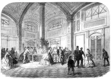 The Season at Baden-Baden: the Trink-Halle, 1865. Creator: Unknown