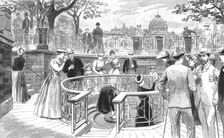 'The Season at Homburg; The Emperor's Spring - The Prince of Wales taking the Waters 1890. Creator: Unknown
