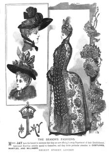 'The Season's Fashions; Messrs. Jay 1888. Creator: Unknown
