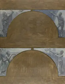 The seasons, sketch for the Hôtel de Ville in Paris, between 1889 and 1892. Creator: Pierre Puvis de Chavannes