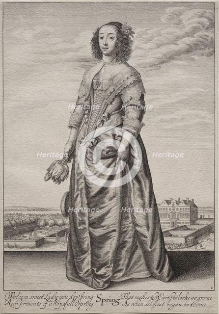 The Seasons: Spring, 1643-1644. Creator: Wenceslaus Hollar (Bohemian, 1607-1677).