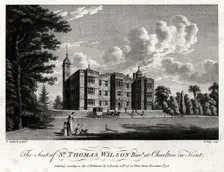 The Seat of Sir Thomas Wilson Bart at Charlton in Kent 1776. Artist: William Watts