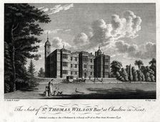 The Seat of Sir Thomas Wilson Bart at Charlton in Kent 1776. Artist: William Watts