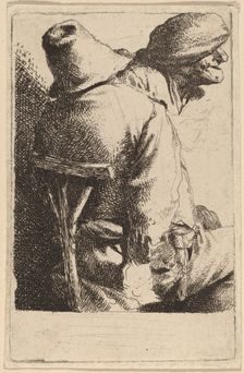 The Seated Peasant and His Wife. Creator: Cornelis Bega