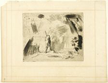 The Seaweed Gatherers, c. 1847. Creator: Jean Francois Millet