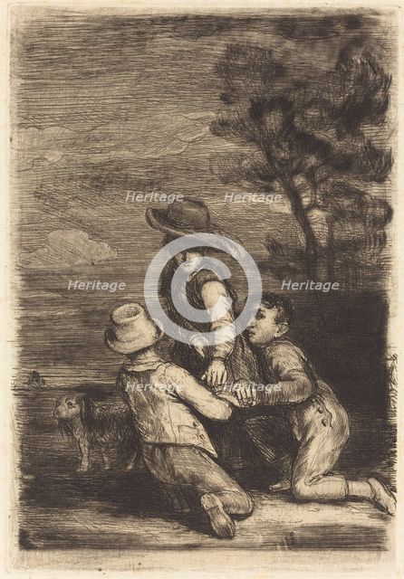 The Sedan Chair, c. 1815/1819. Creator: David Wilkie.