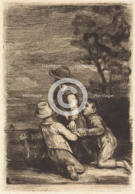 The Sedan Chair, c. 1815/1819. Creator: David Wilkie.