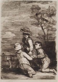 The Sedan Chair, c1815. Creator: David Wilkie