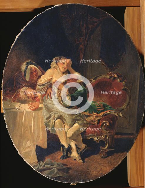 The Seducer, 1891. Artist: Zichy, Mihály (1827-1906)