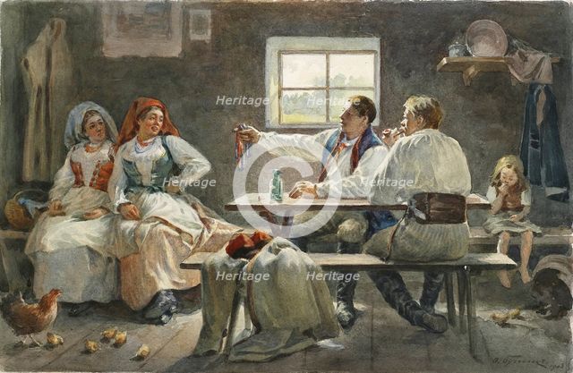 The Seducer, 1903. Artist: Buchholz, Fyodor Fyodorovich (1857-1942)