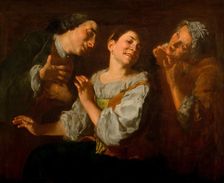 The Seduction, c1752. Creator: Traversi, Gaspare (1732-1769)