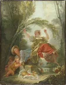 The See-Saw, 1750. Creator: Jean-Honore Fragonard
