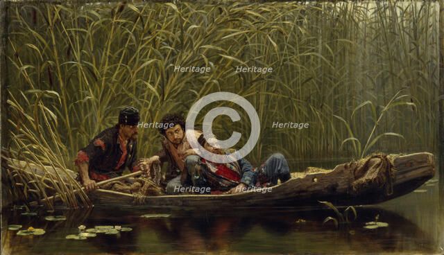 The seedy men, 1882. Artist: Savitsky, Konstantin Apollonovich (1844-1905)