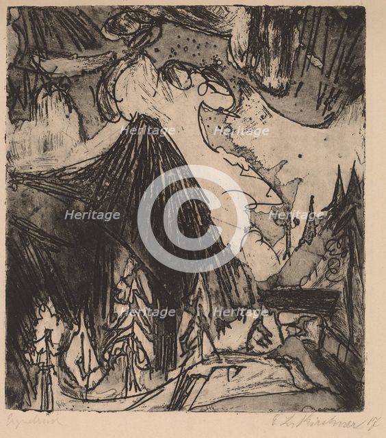 The Seehorn, 1919. Creator: Ernst Kirchner.