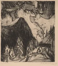 The Seehorn, 1919. Creator: Ernst Kirchner