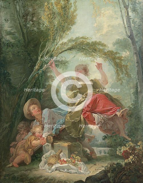 The Seesaw. Artist: Fragonard, Jean Honoré (1732-1806)