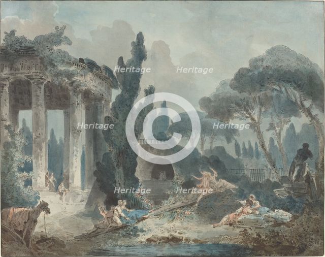 The Seesaw. Creator: Hubert Robert.